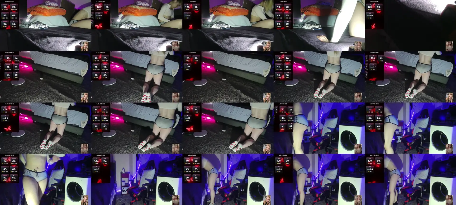 Misssexyvegas photo contact sheet