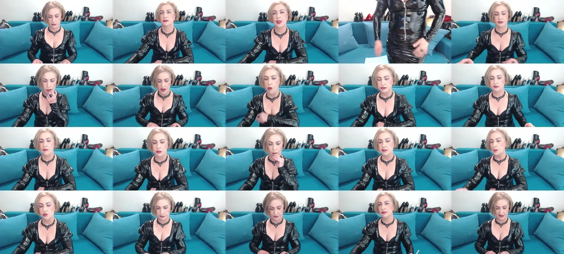 NadiaFemDom photo contact sheet