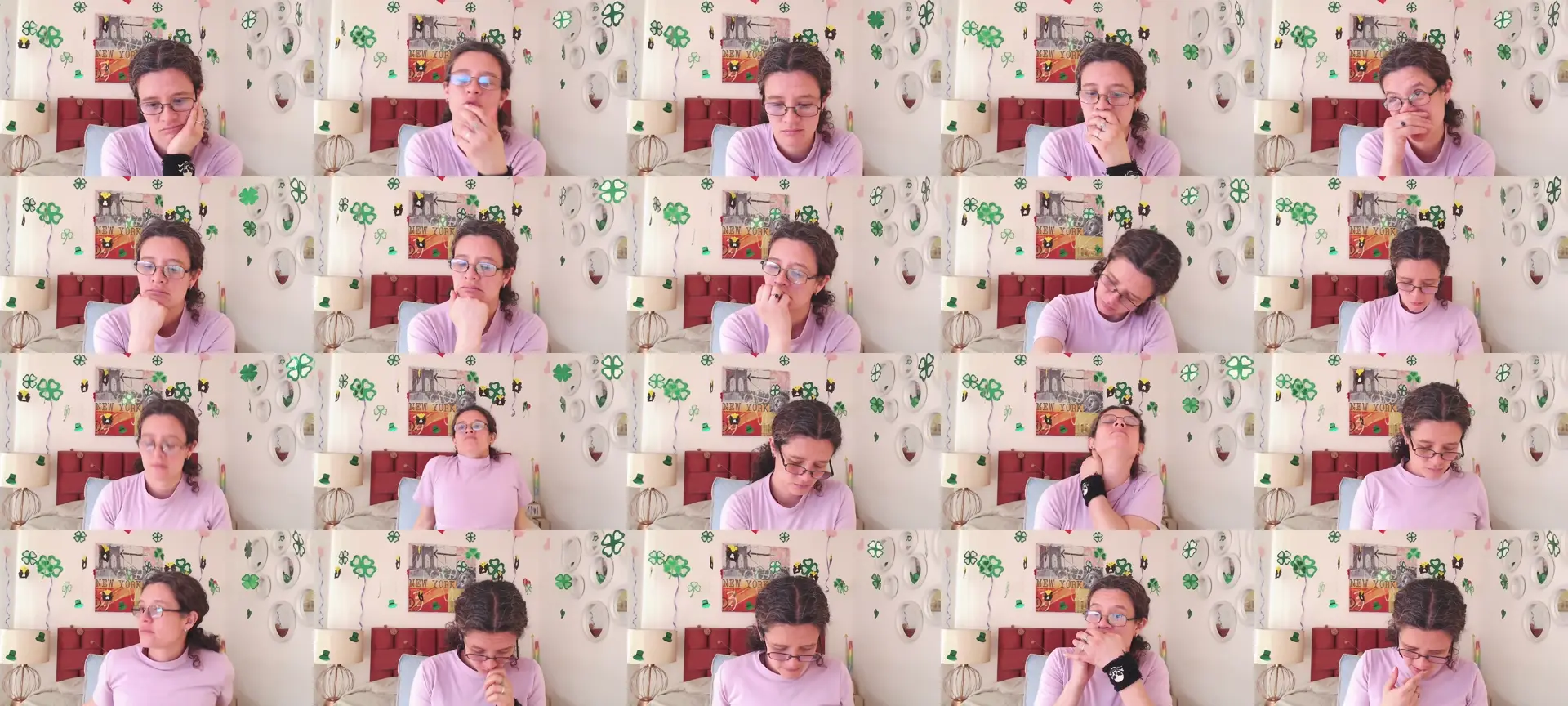 SereneClarks photo contact sheet