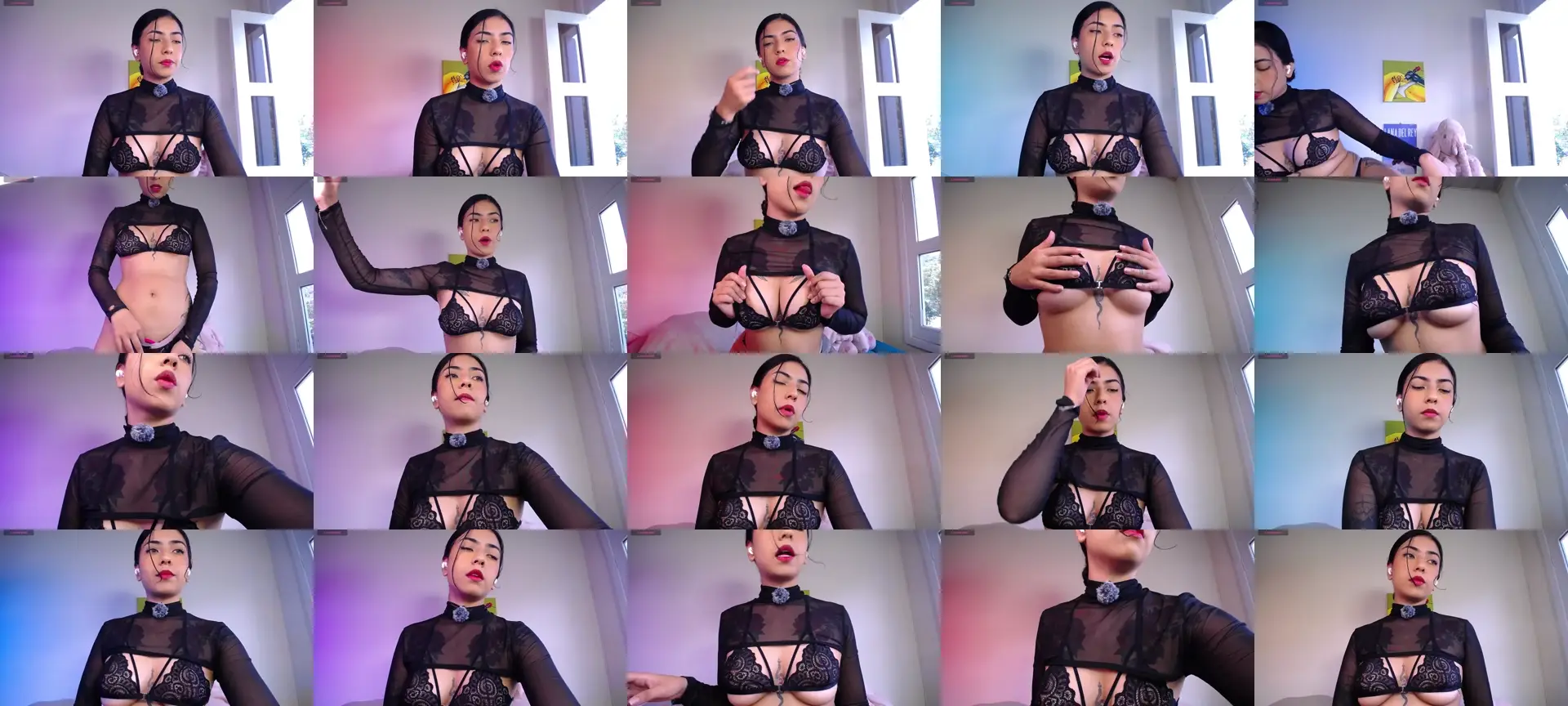 SexyAmaranta photo contact sheet