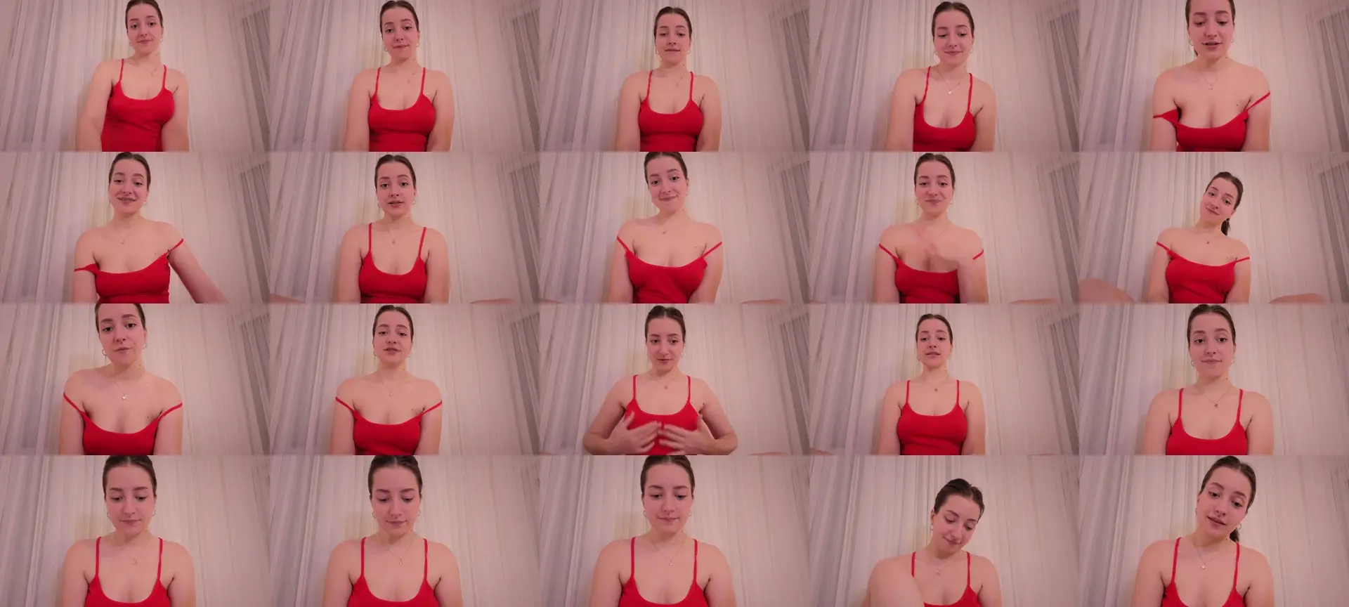 SkinnyAnna photo contact sheet