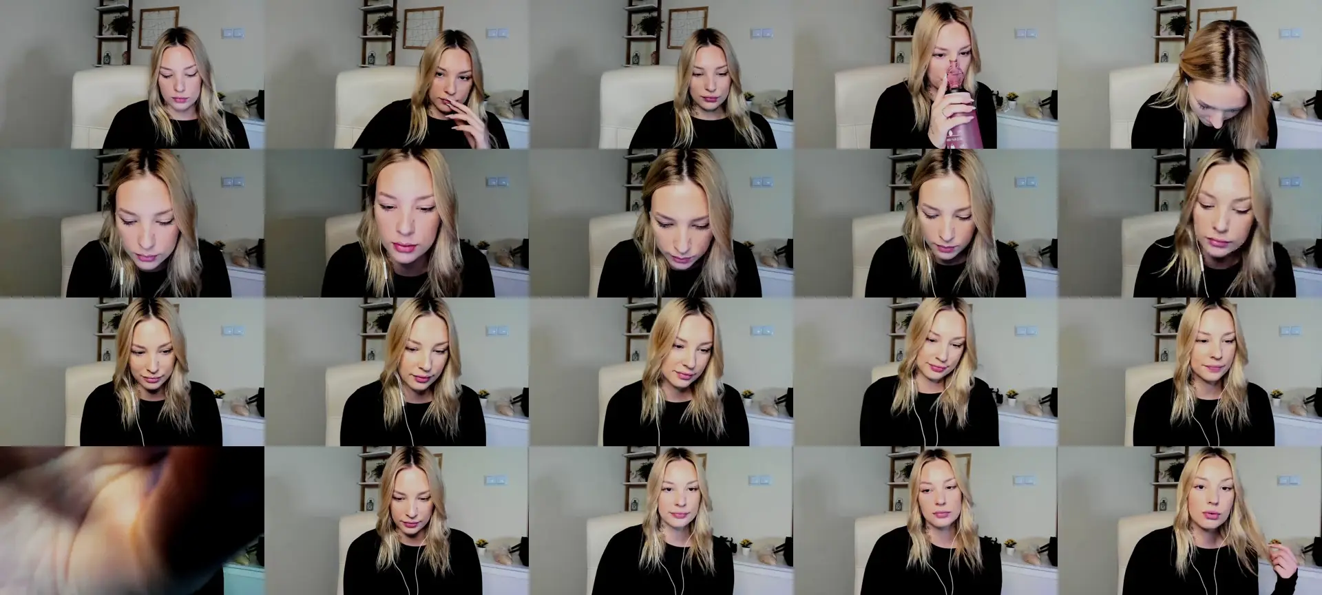 VelvetAngela photo contact sheet