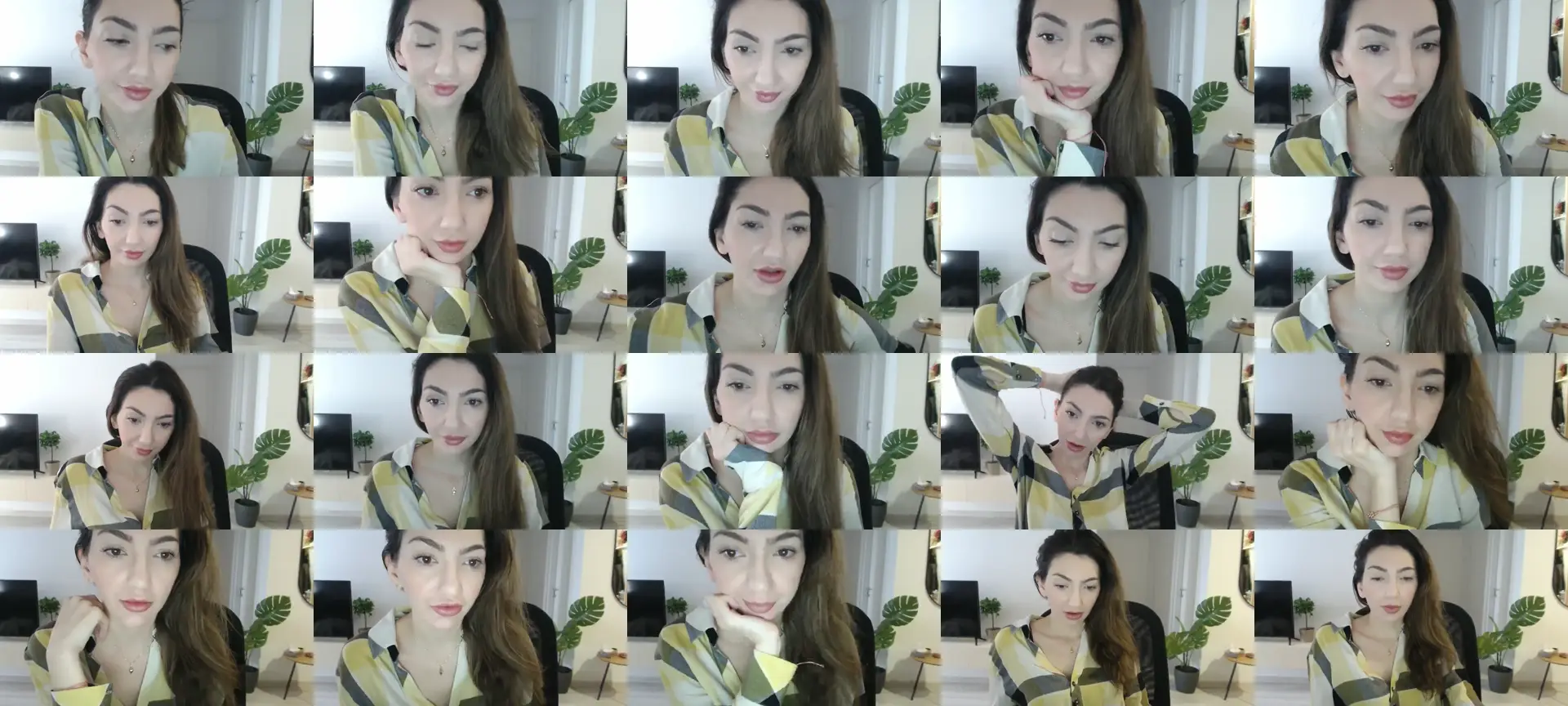 AlyVee photo contact sheet