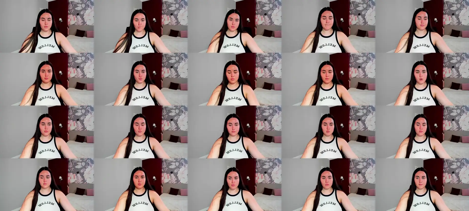 AminaBenson photo contact sheet