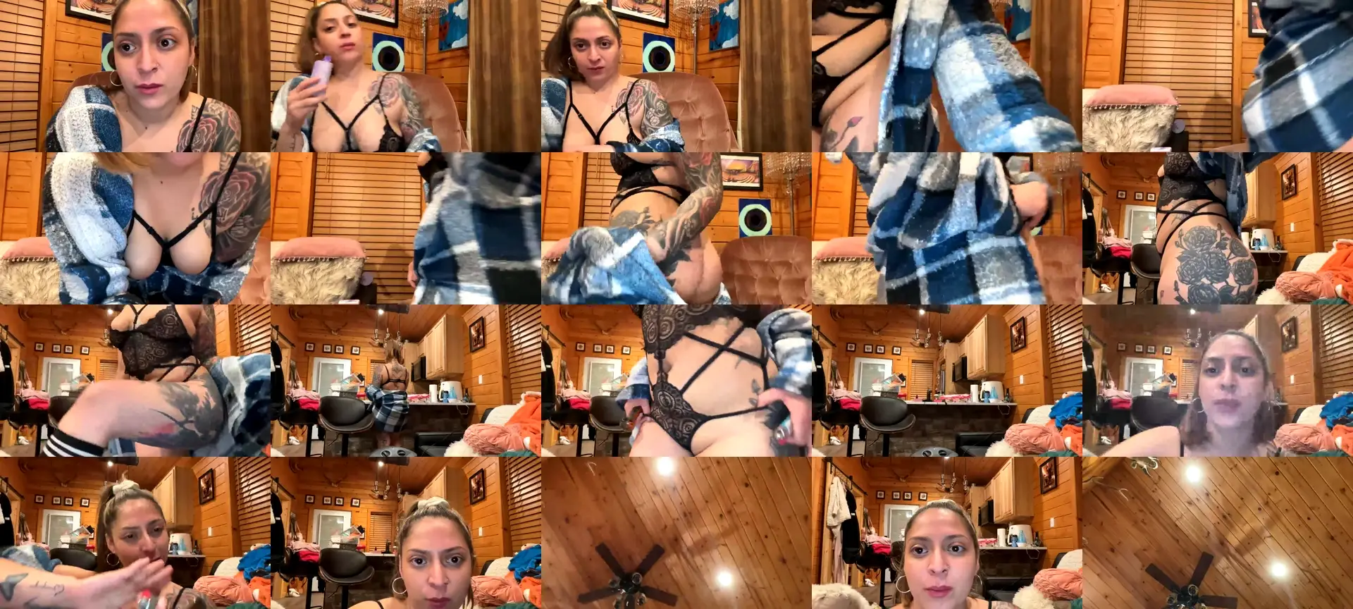 AriFoxGirl photo contact sheet