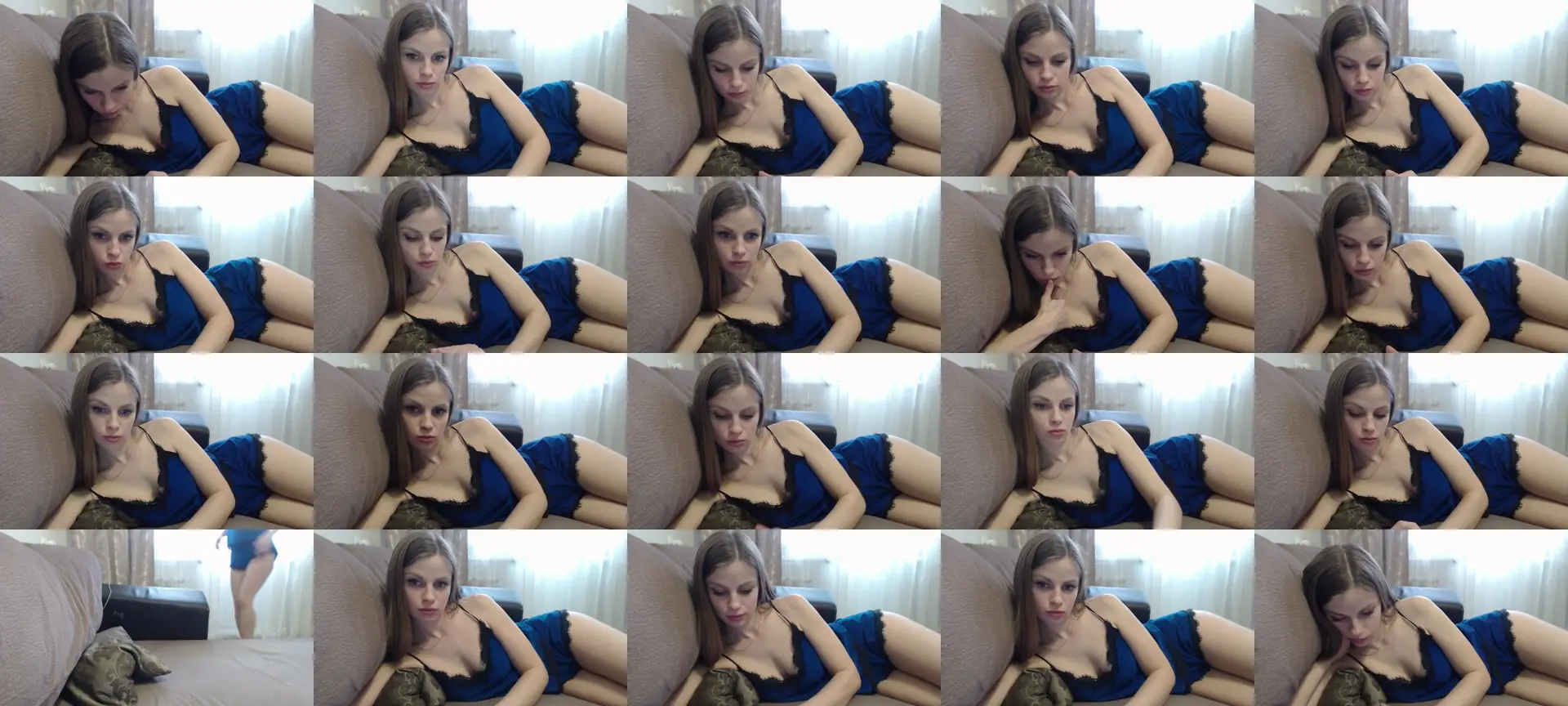 BustyBlondie photo contact sheet