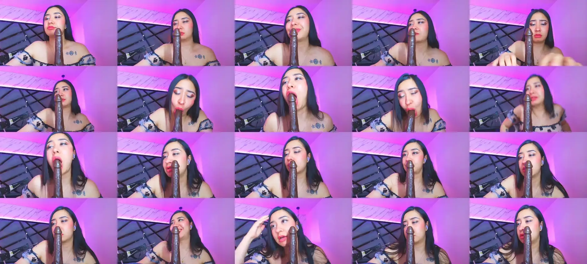 Giingerrous photo contact sheet