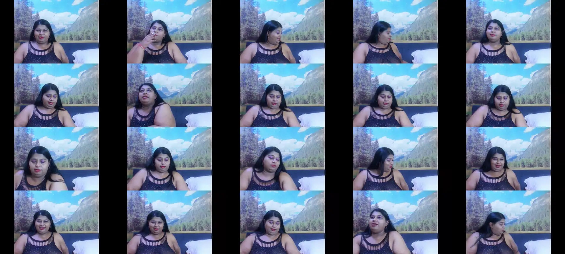 Indianhoney69 photo contact sheet