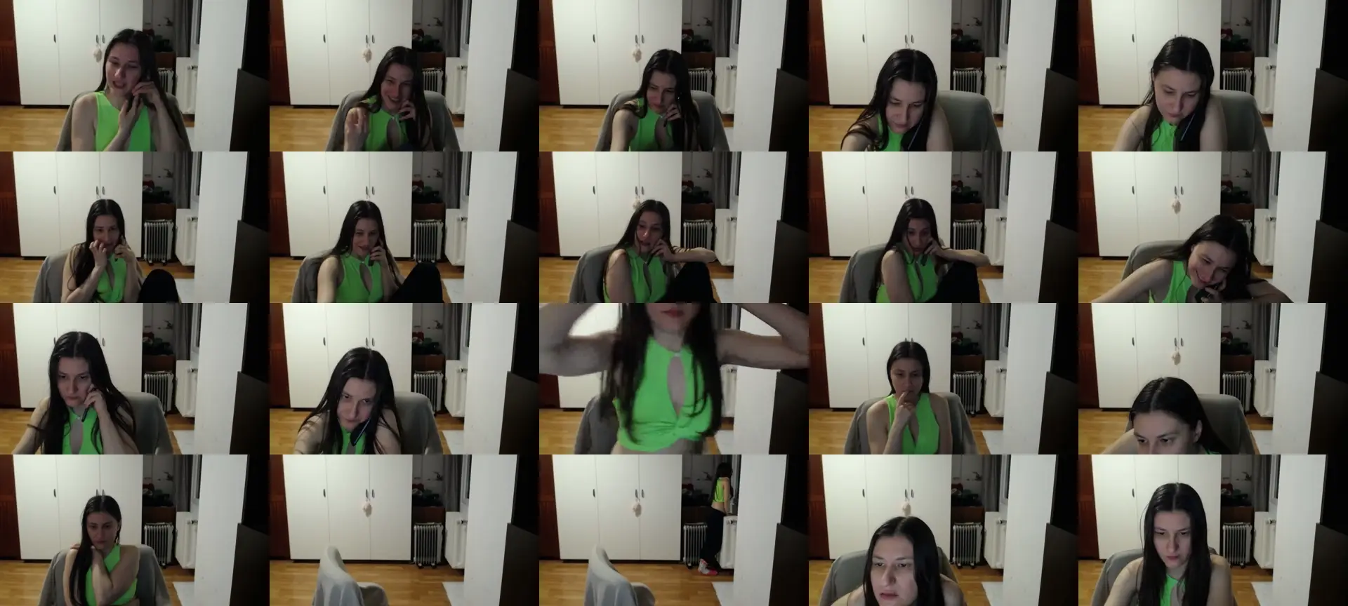 Kristineexxx photo contact sheet