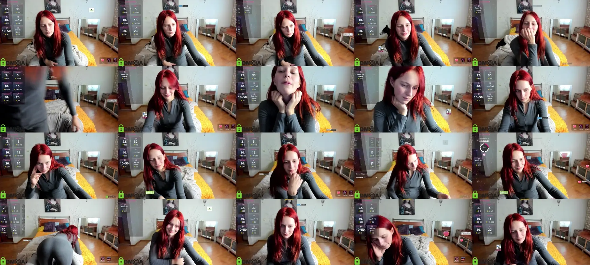 Lily_Violet photo contact sheet