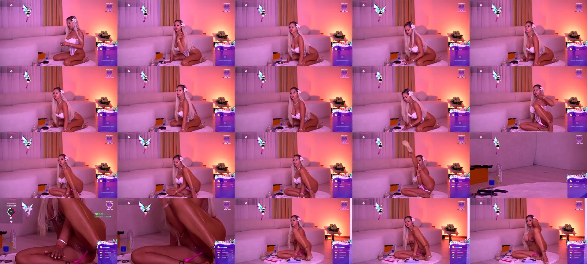 MelanieLexxx photo contact sheet