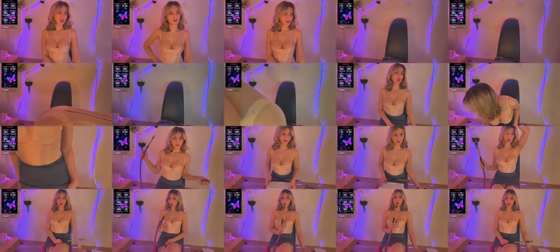 Monikate photo contact sheet