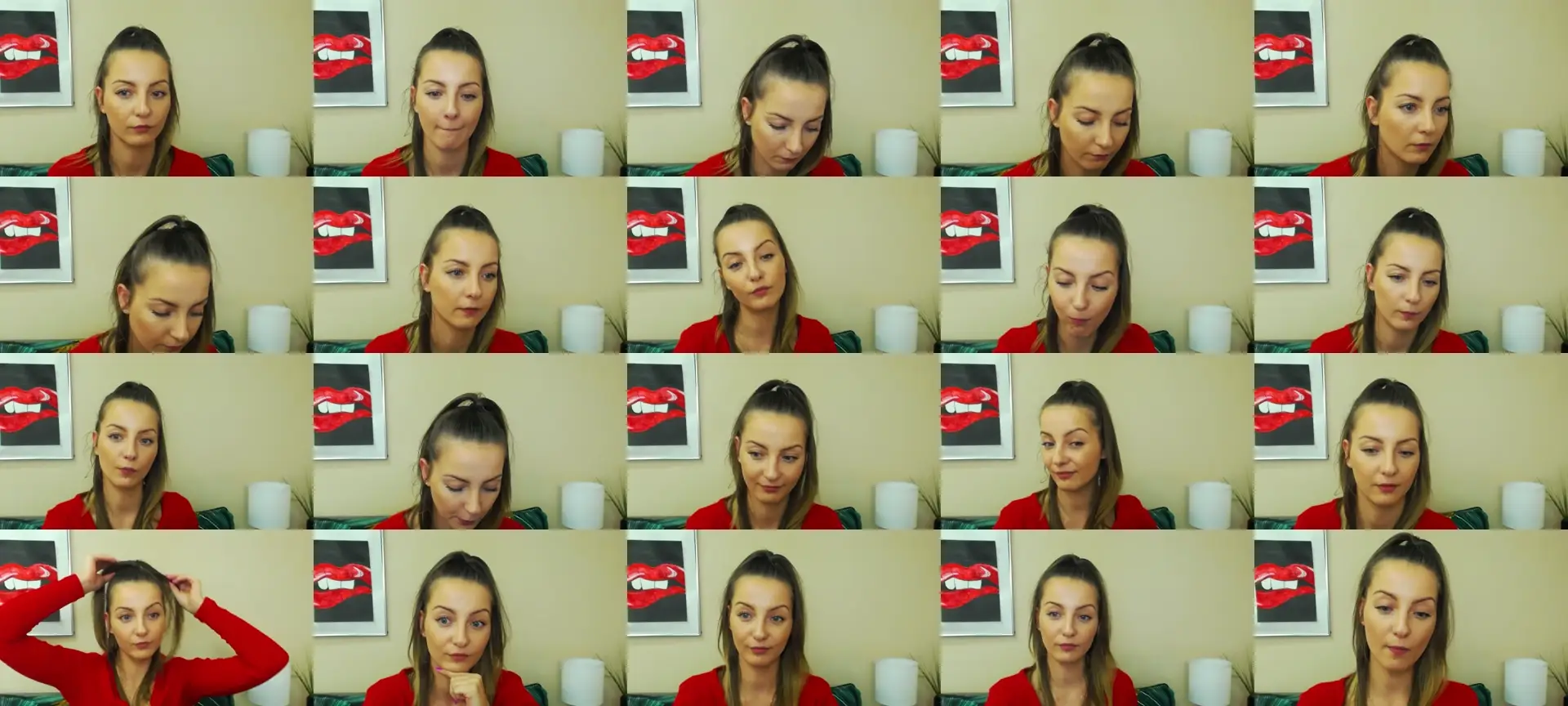 NatalieKiss photo contact sheet