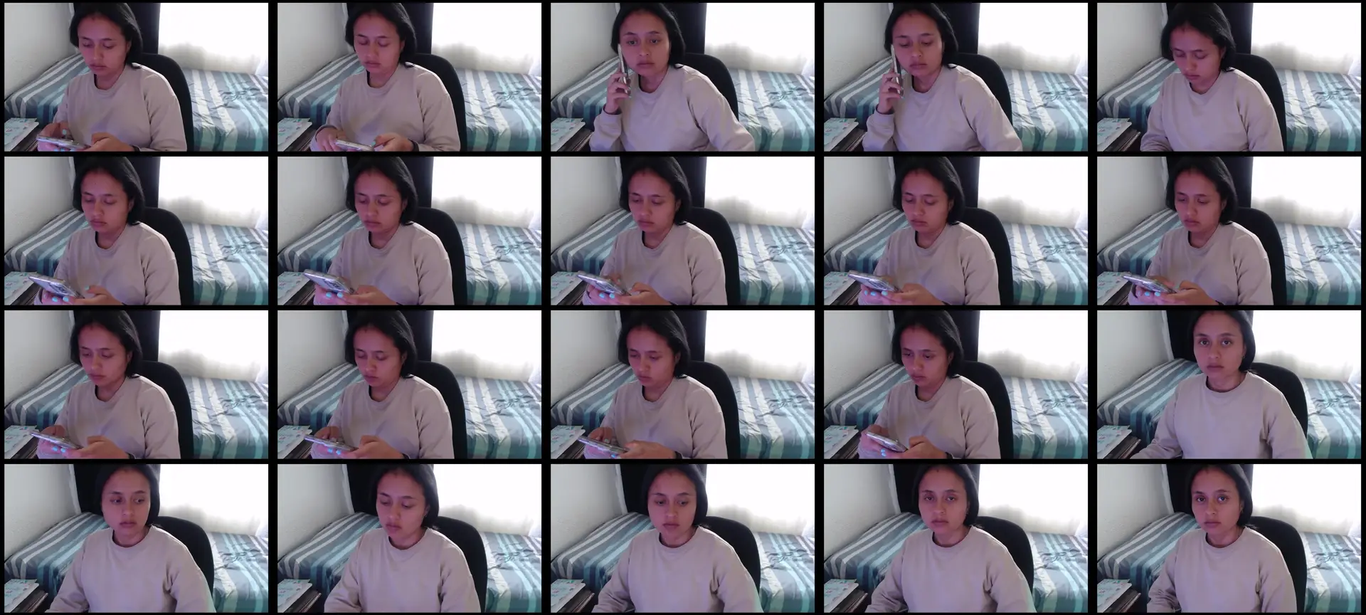 Negritatata photo contact sheet