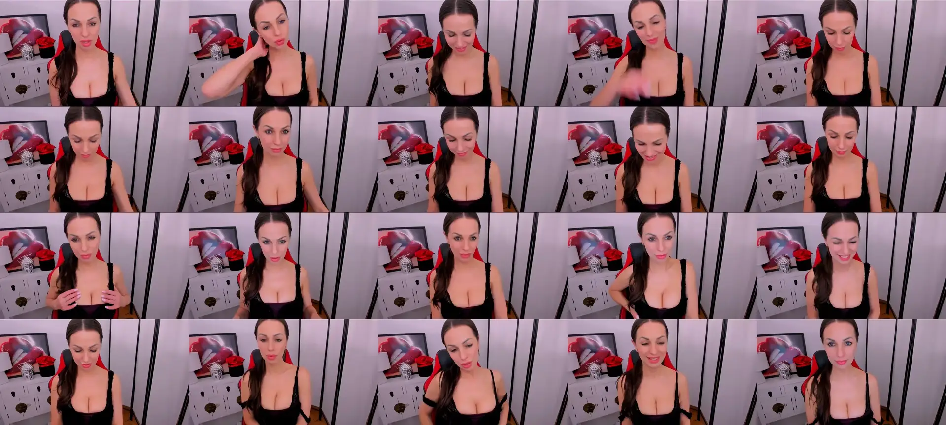 PamelaFlirt photo contact sheet