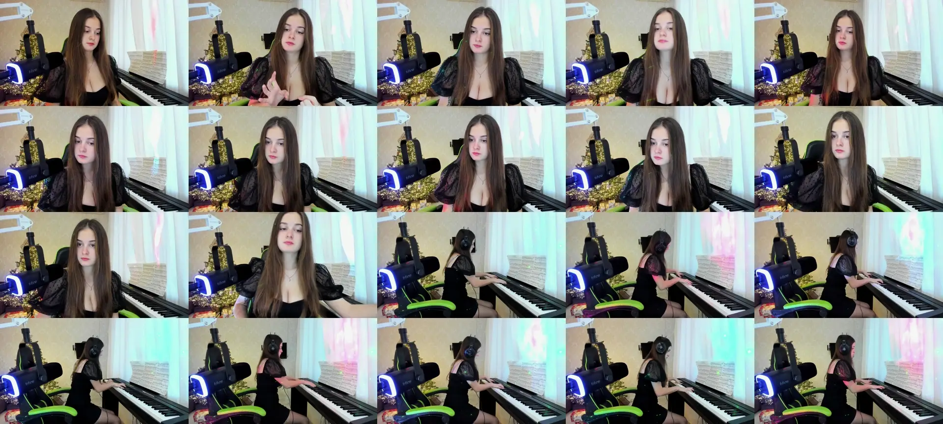 piano_girl photo contact sheet