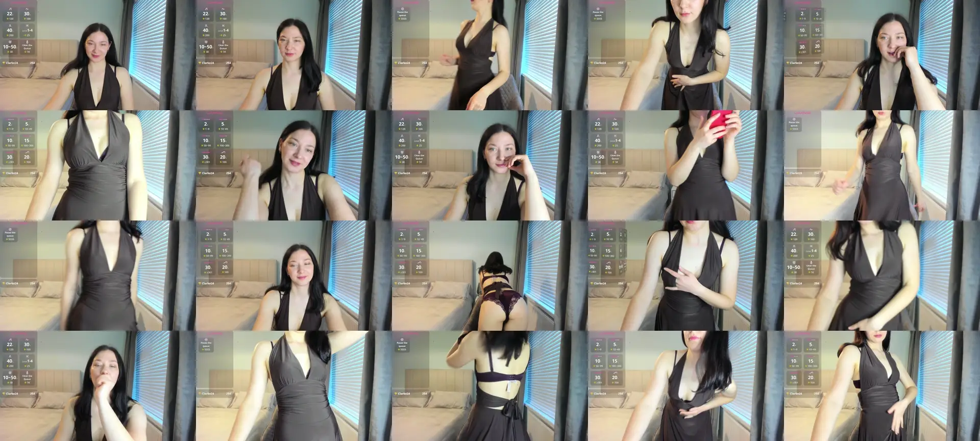 SylviaShine photo contact sheet