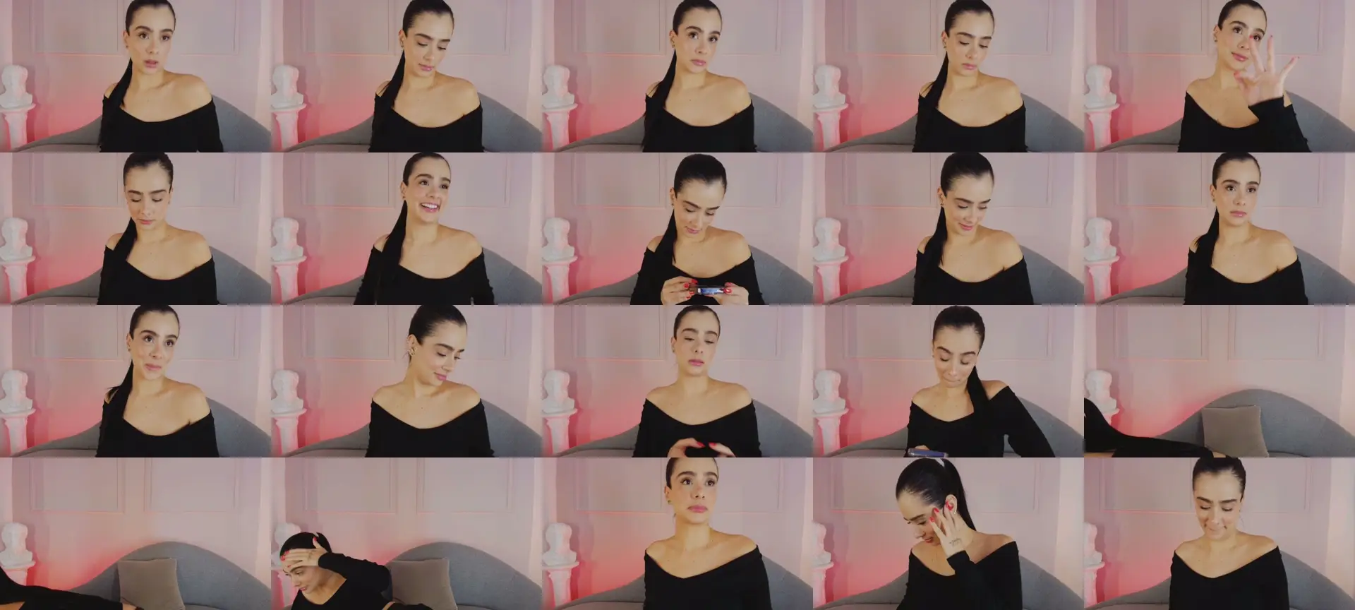 VictoriaMilan photo contact sheet