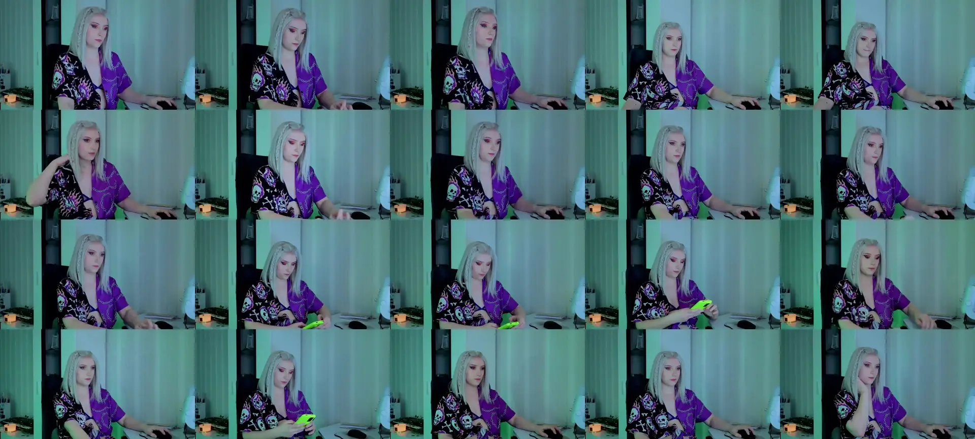 Violetrix photo contact sheet