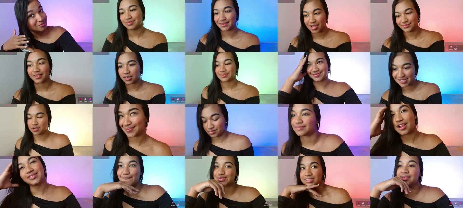 Alexaprinces photo contact sheet