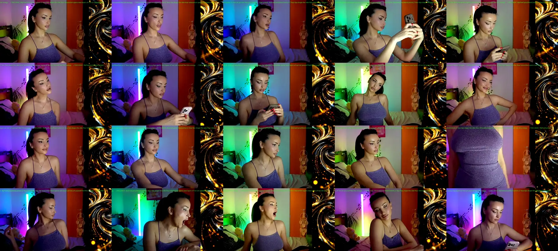 AlienControl photo contact sheet