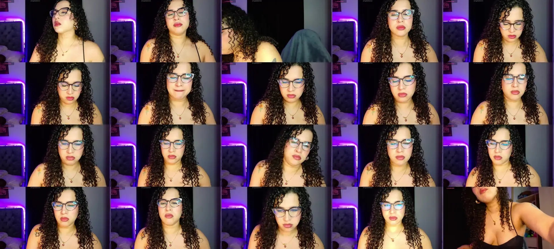 AngelaDemon photo contact sheet