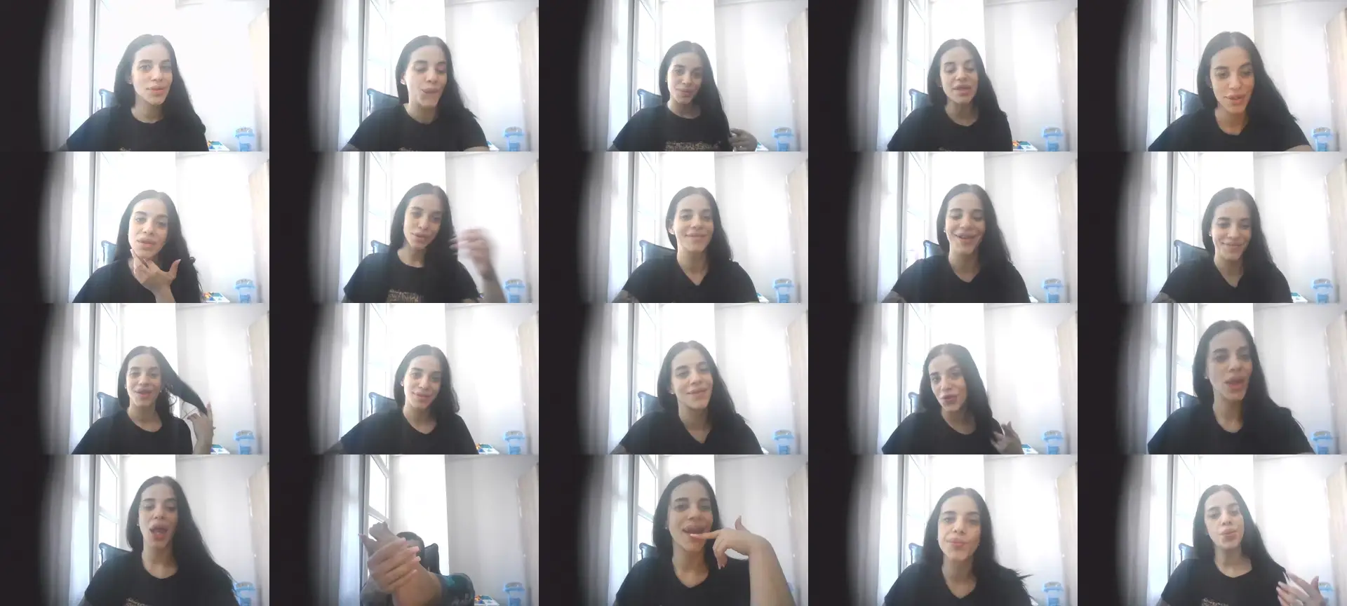 Annaluxxxe photo contact sheet