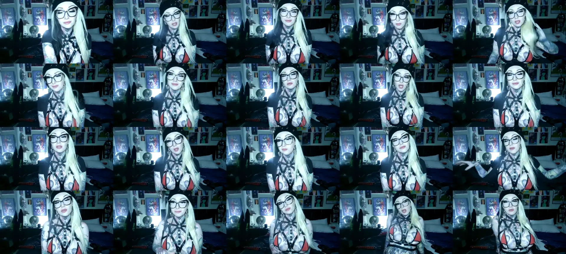 AnnieTerror photo contact sheet