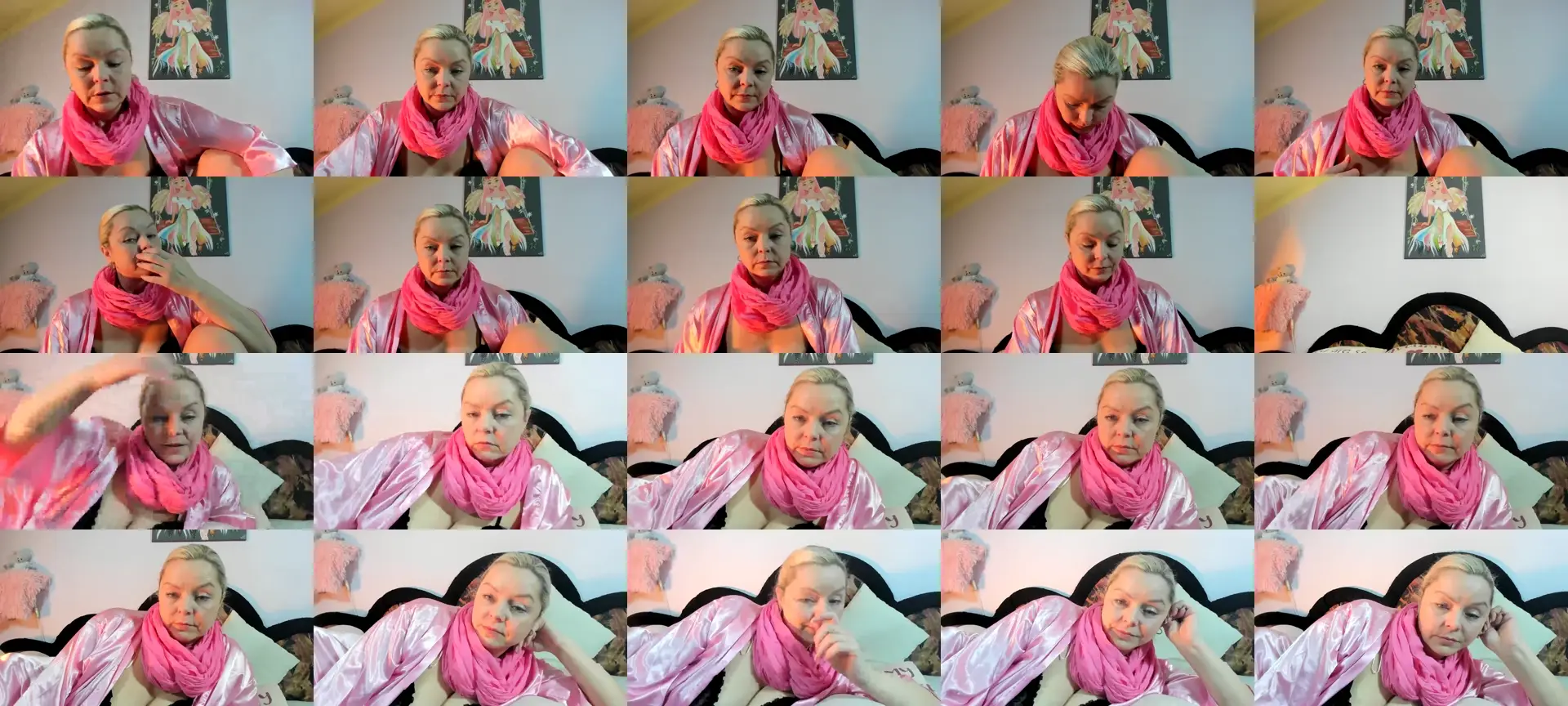 BlondeKylie photo contact sheet