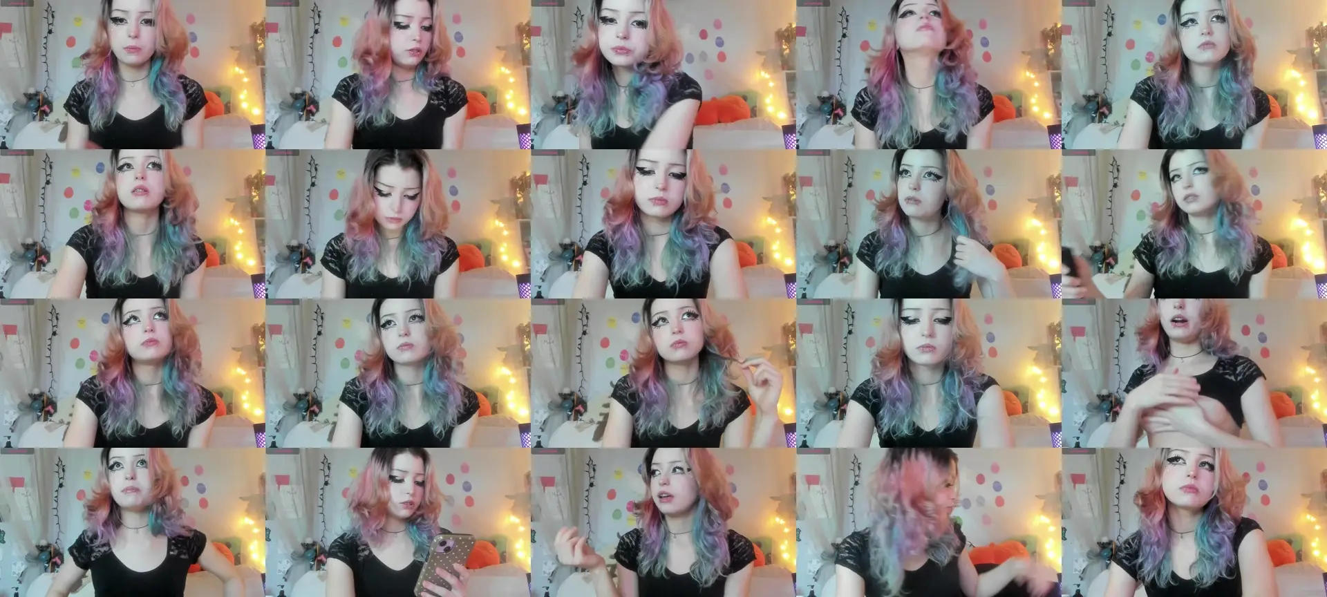 Bunnyislewd photo contact sheet