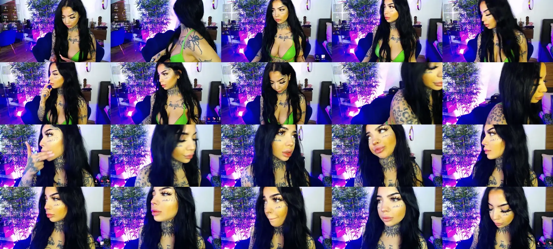 CreamyInkk photo contact sheet