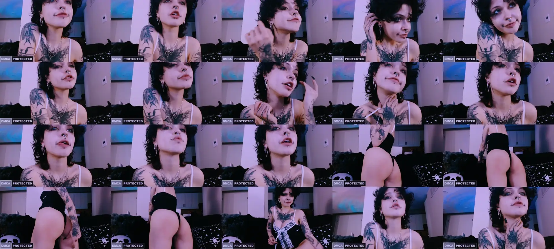 CuddleFoxy photo contact sheet