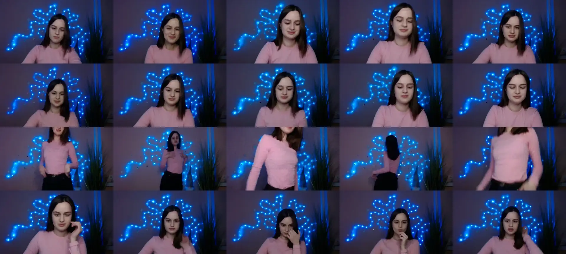 Dana_Cute photo contact sheet