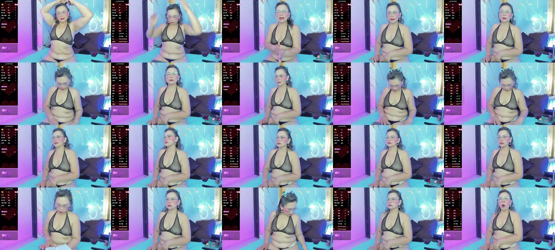 Dianamilf photo contact sheet