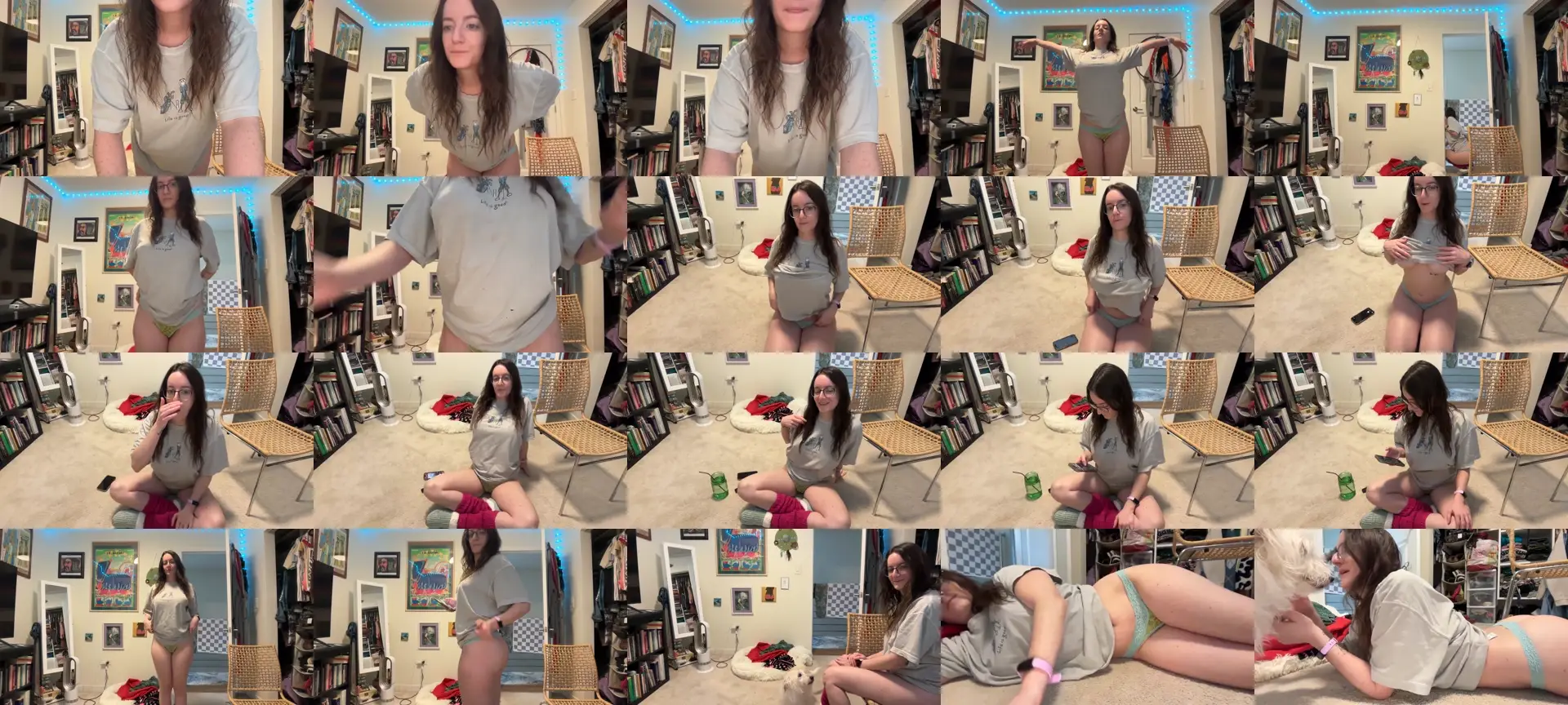 EmmalineLime photo contact sheet
