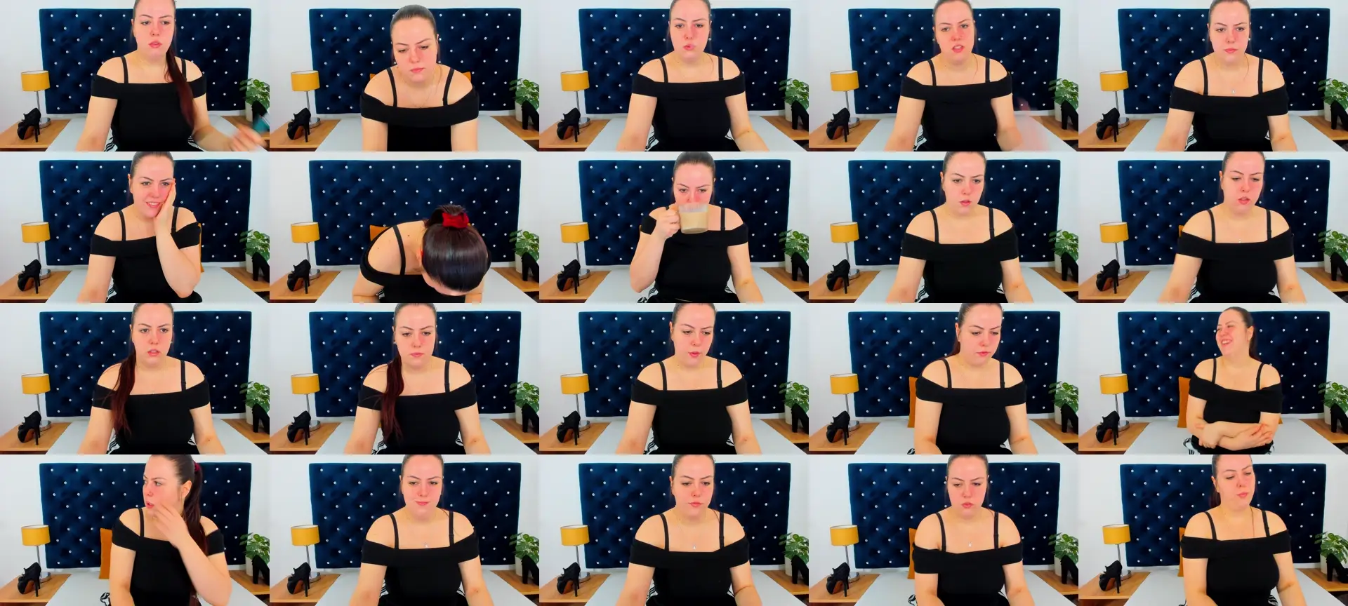 EvaSexQueen photo contact sheet