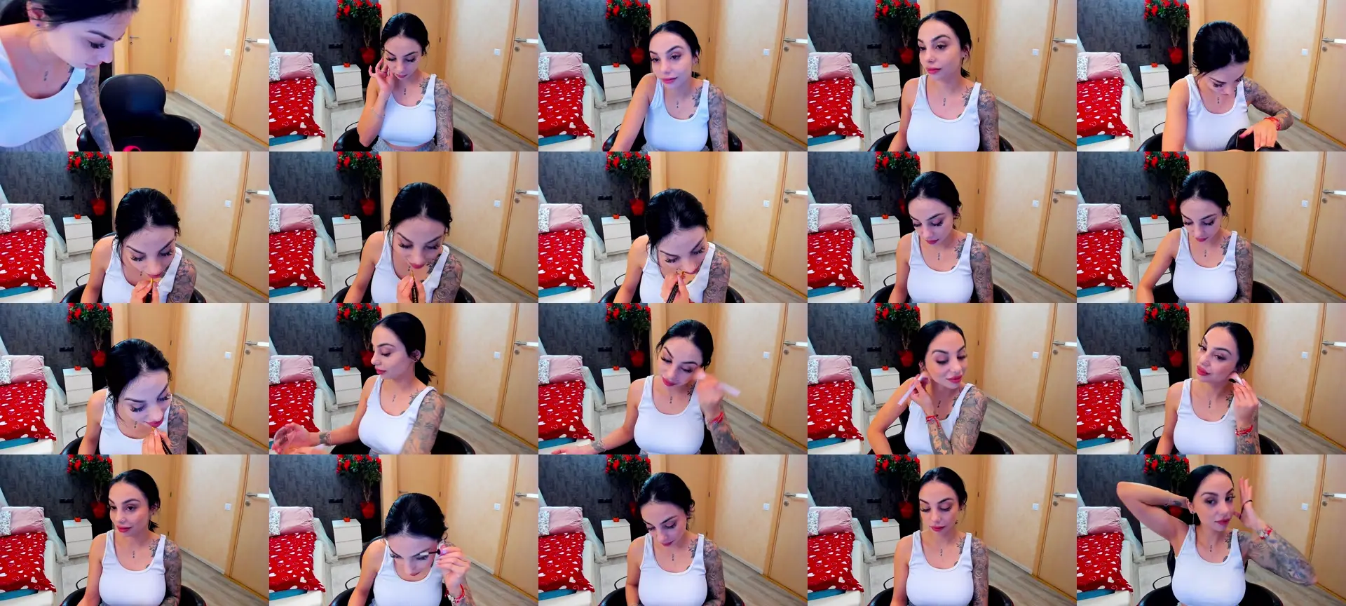 EvaWilliamsX photo contact sheet