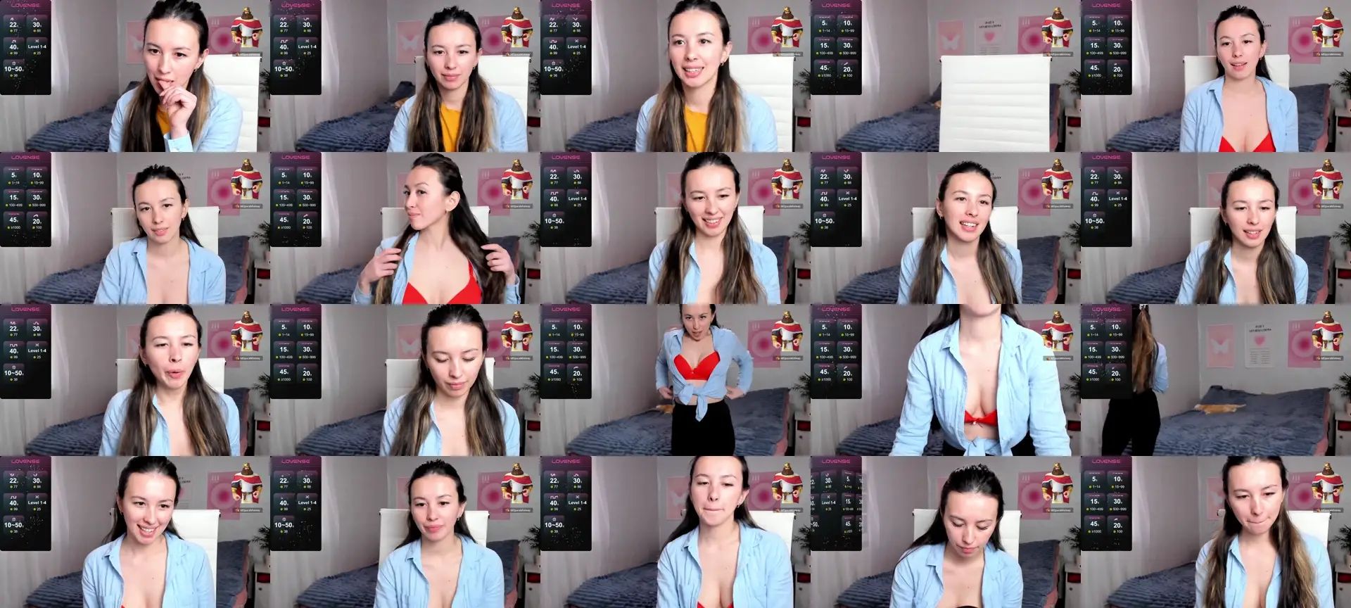 Geisha_Anna photo contact sheet