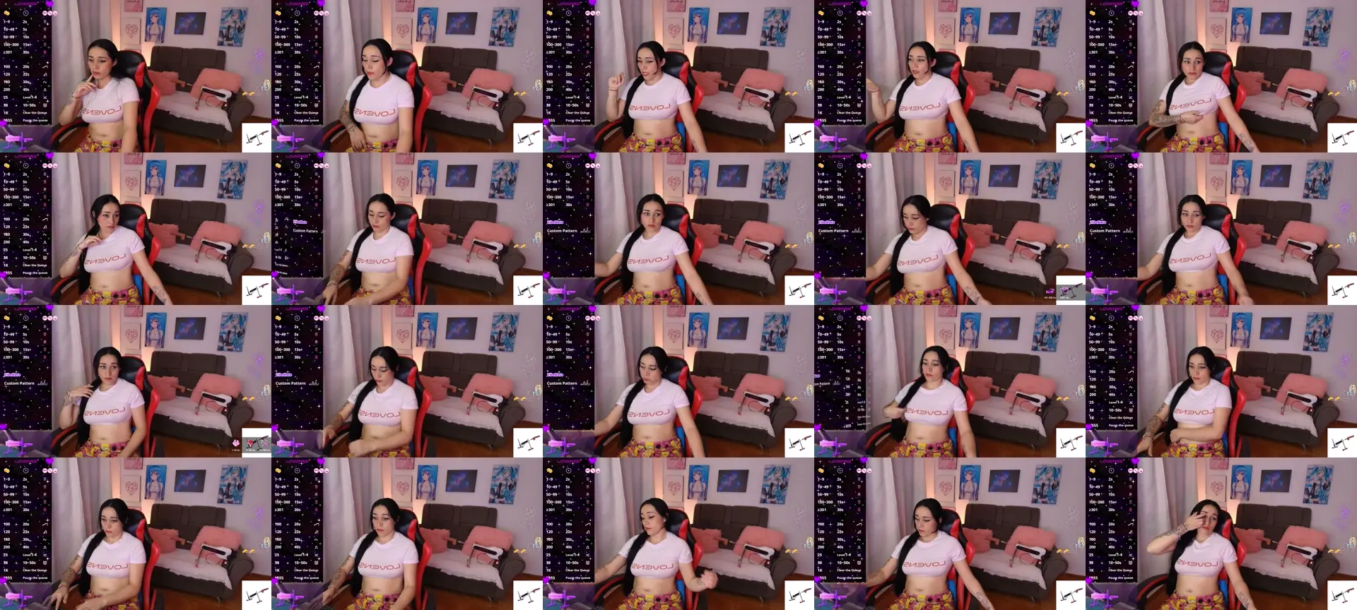 girl_sexy photo contact sheet