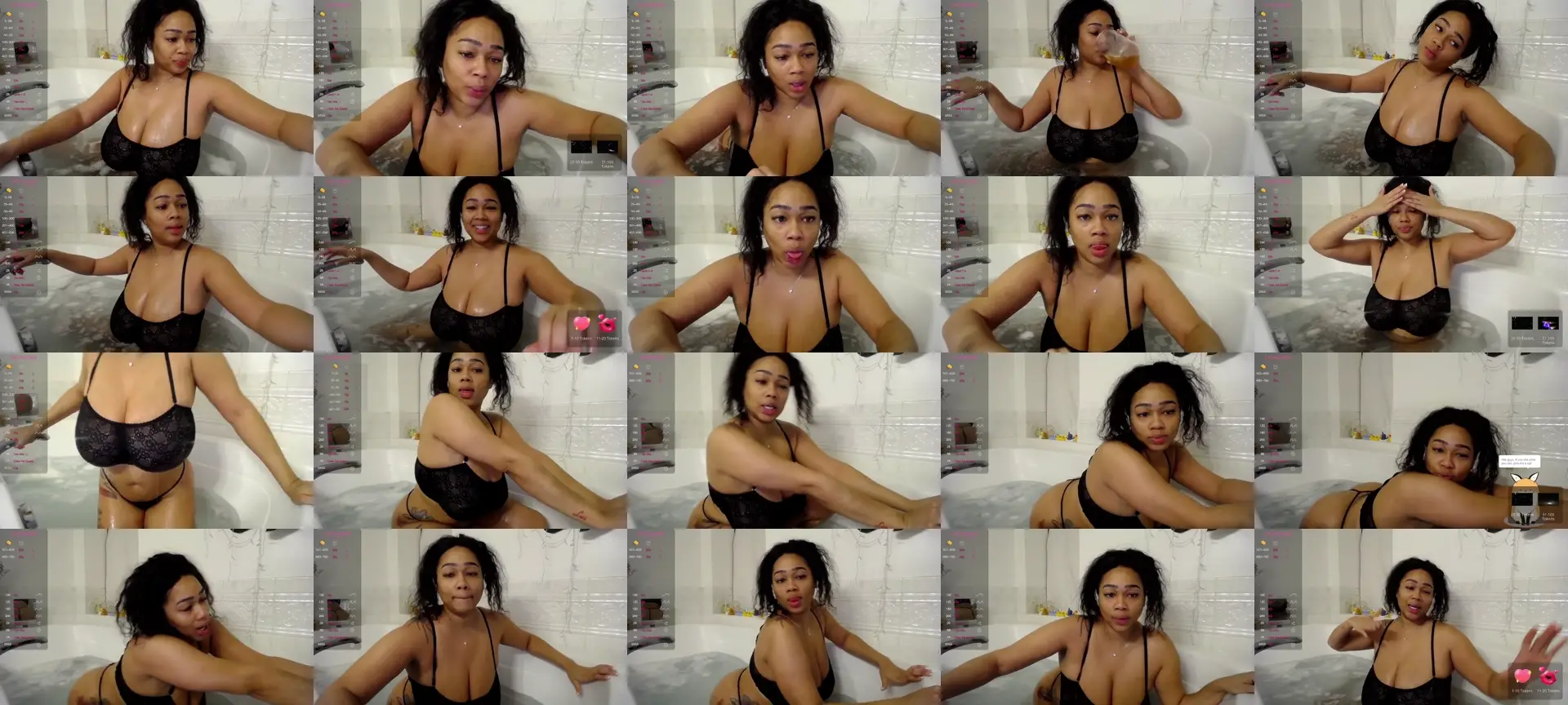 HoneyBusty69 photo contact sheet