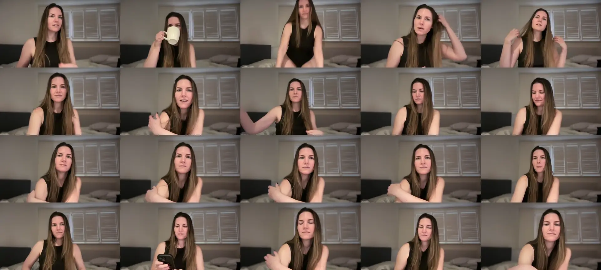 Hornyharriet1 photo contact sheet