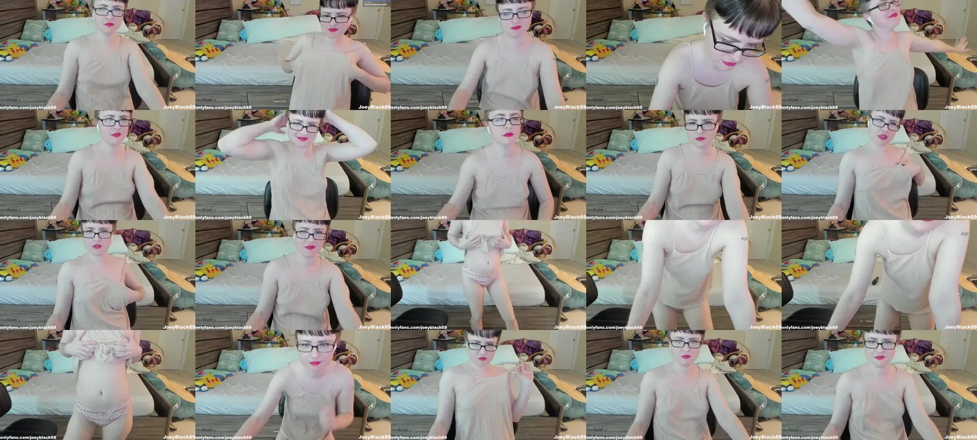 JoeyBlack69 photo contact sheet