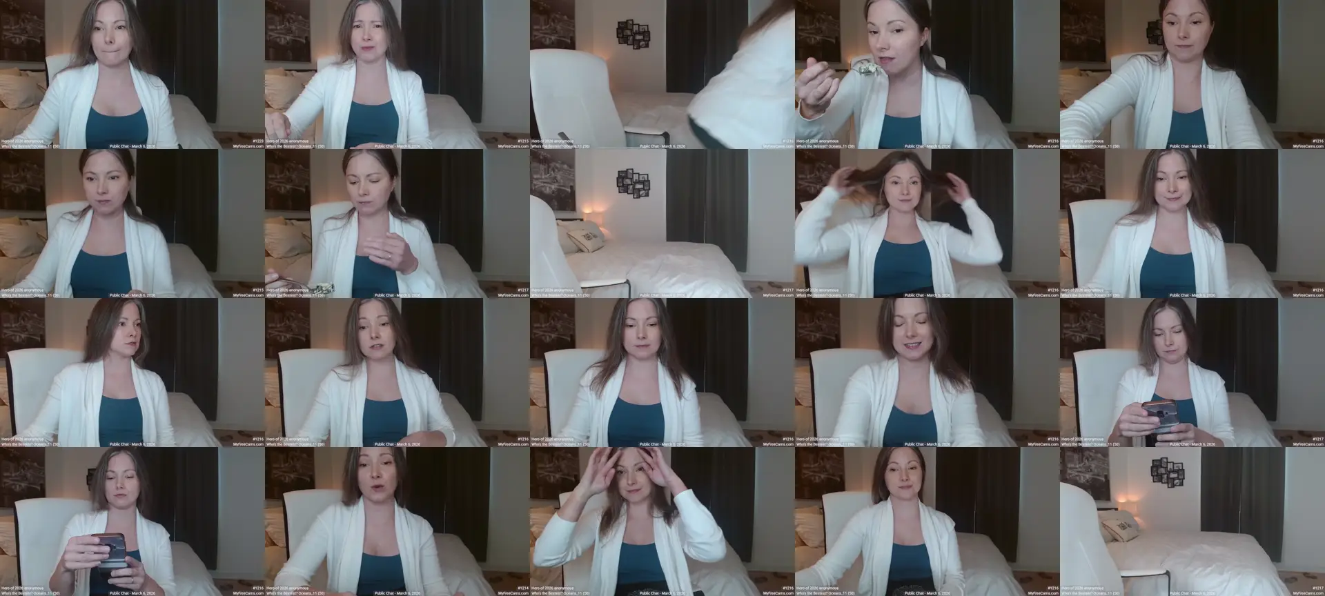 KellyHeart photo contact sheet