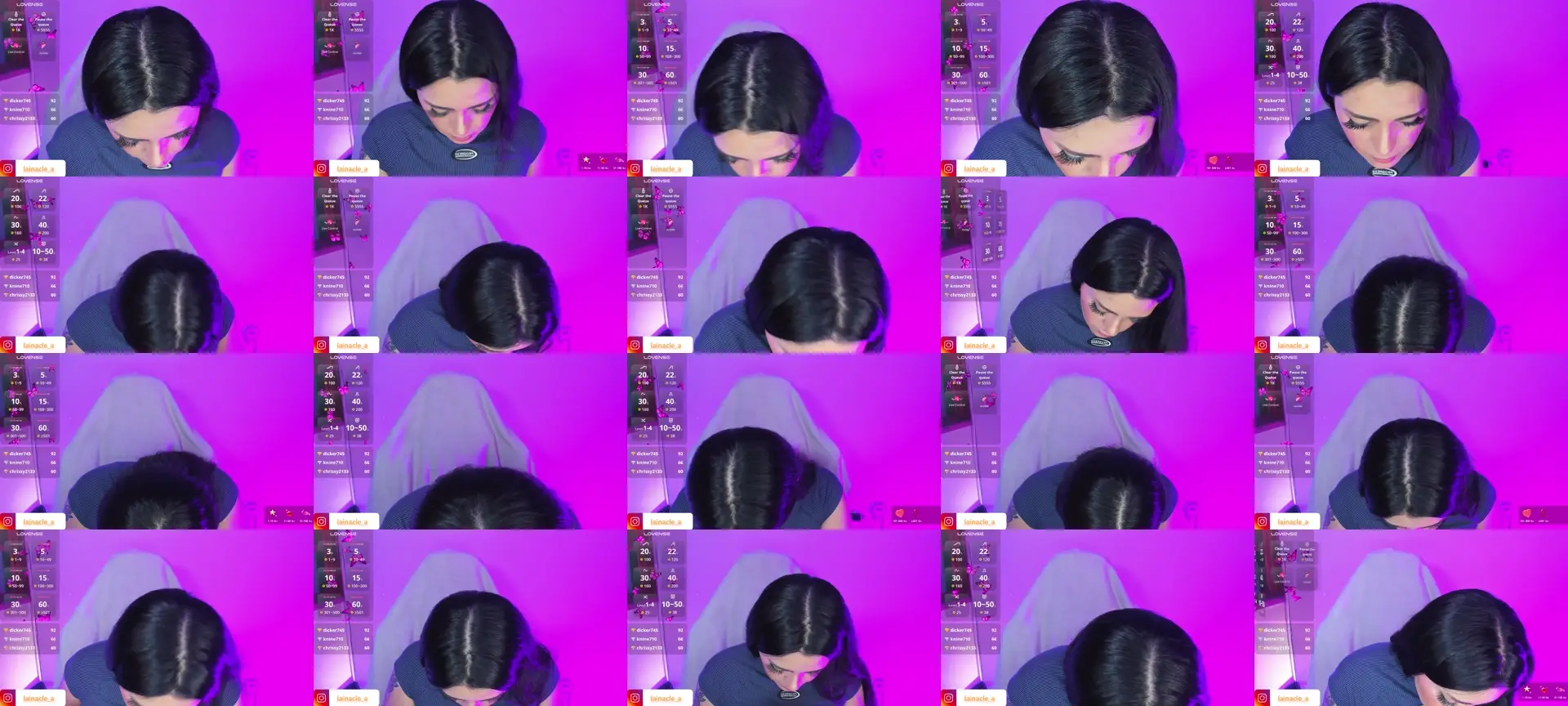 Laina__ photo contact sheet