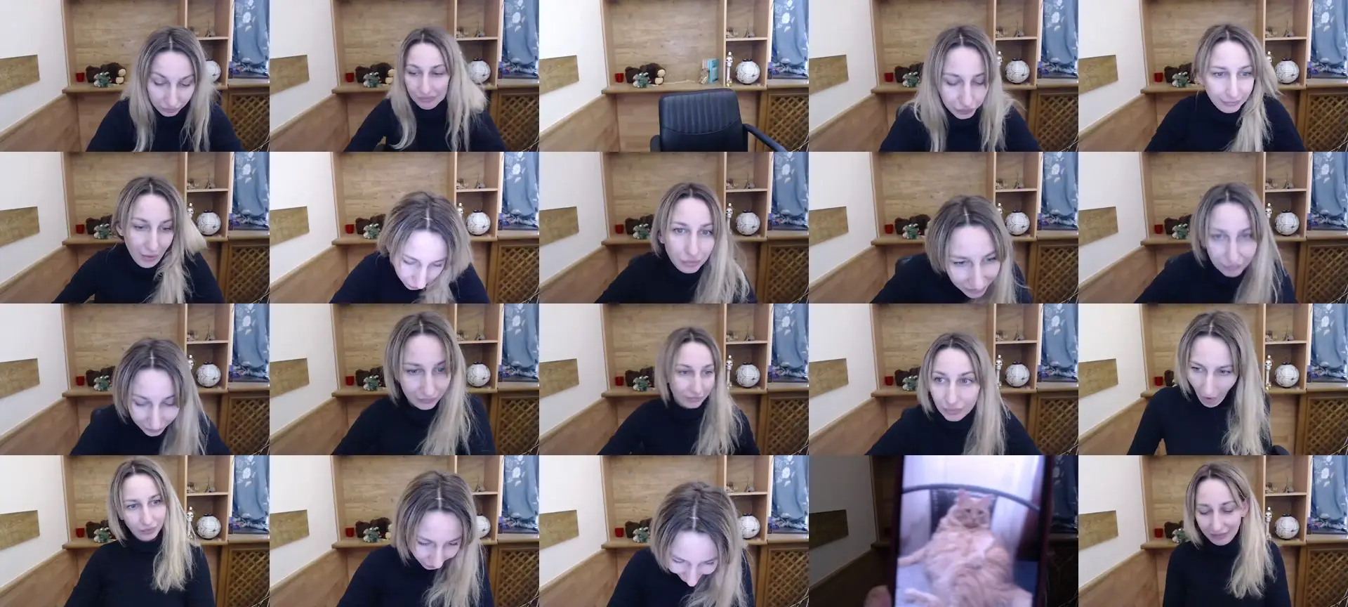 LanaKiss photo contact sheet