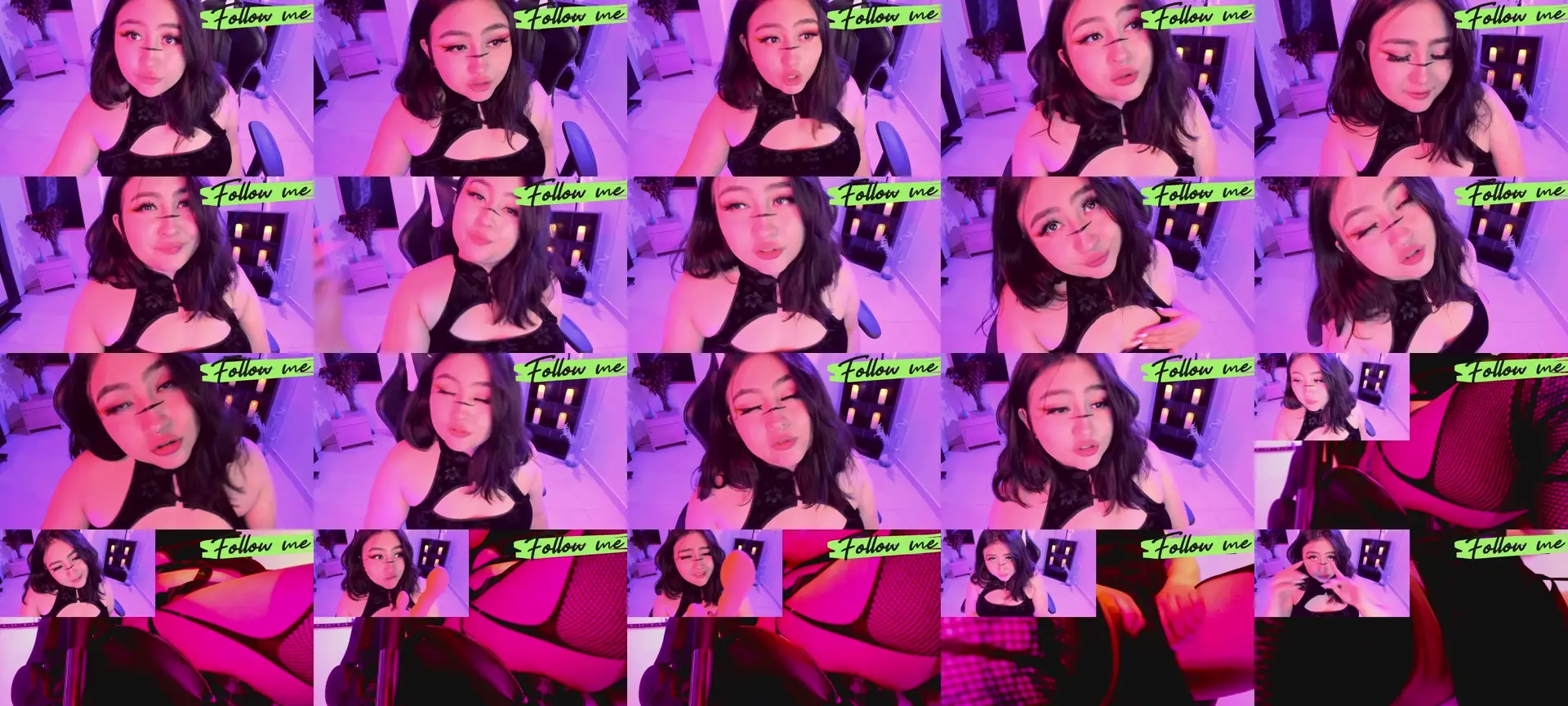 Lenasweetx photo contact sheet