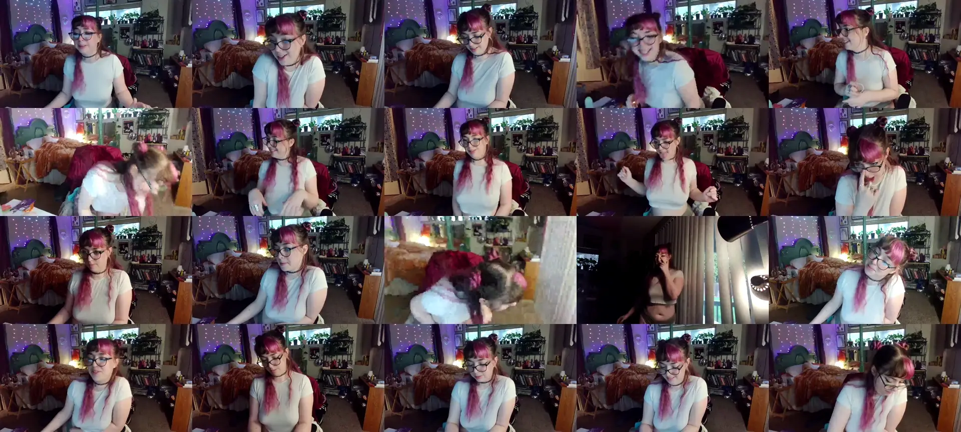 LilPinkAlien photo contact sheet