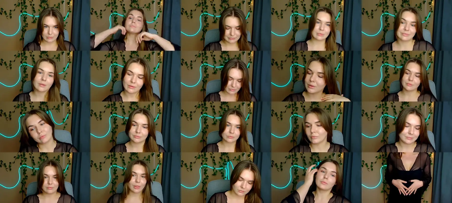 LinaLey photo contact sheet