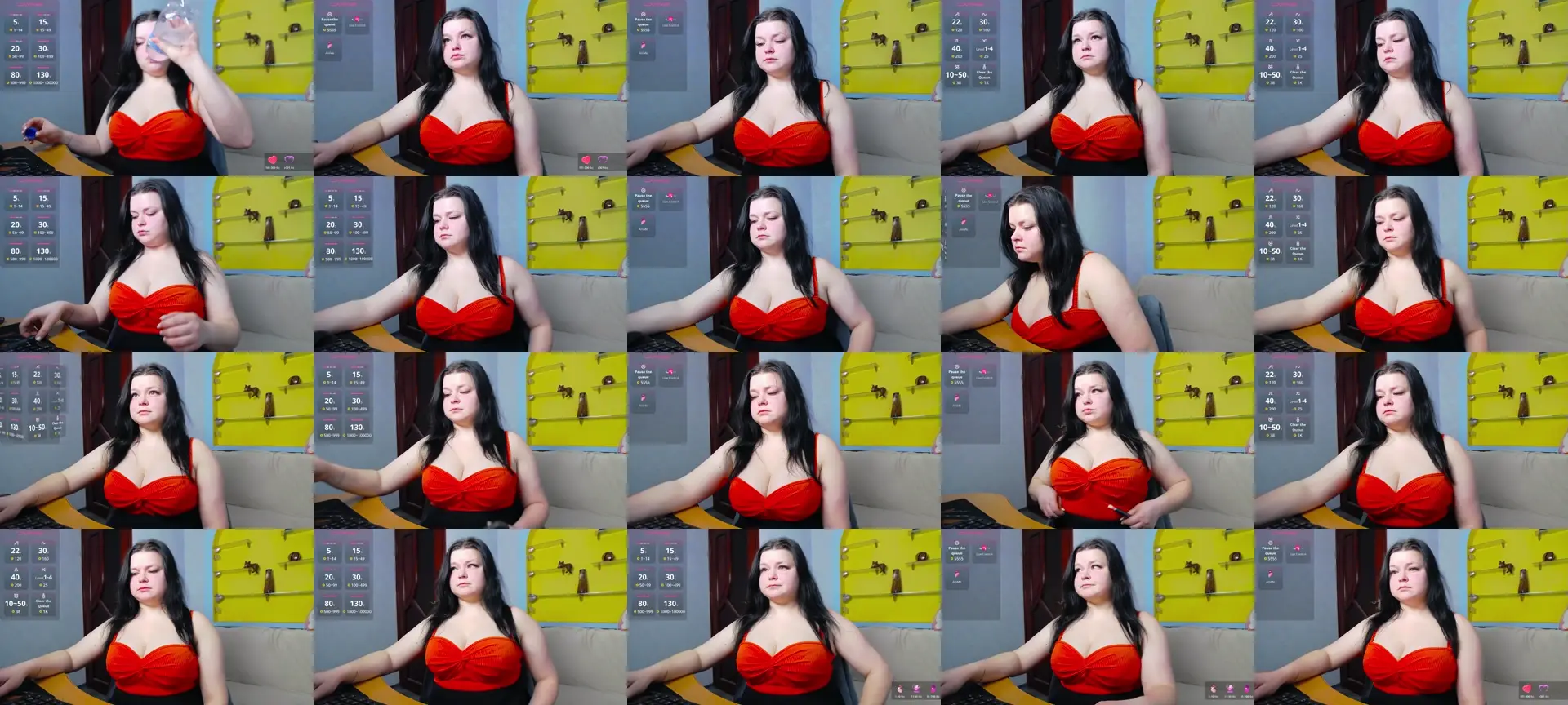 Linasexy77 photo contact sheet