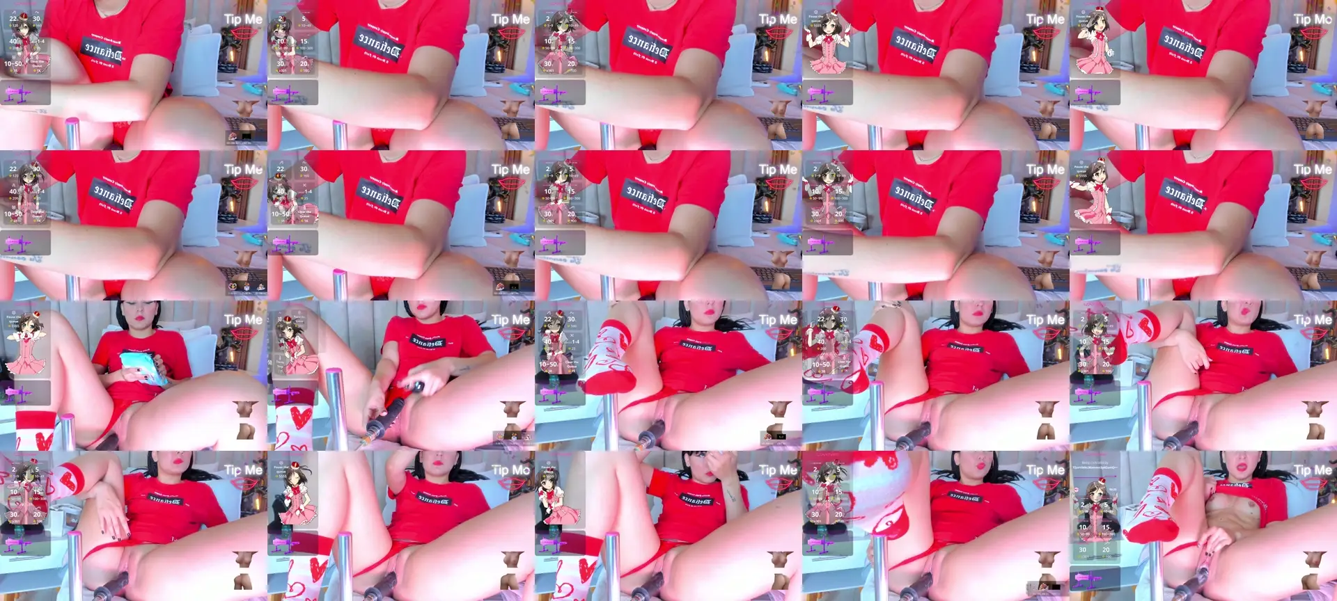 Lizxy photo contact sheet